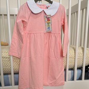 Jellybean by Smock Candy Pink Dress with White Peterpan Collar
